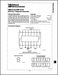 Click here to download MM54C48J/883 Datasheet