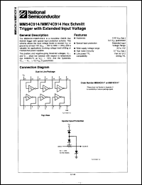 Click here to download MM74C914M/A+ Datasheet