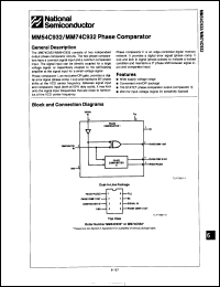 Click here to download MM54C932J Datasheet