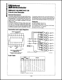 Click here to download MM54HC138J Datasheet