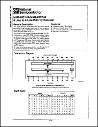 Click here to download MM54HC149J Datasheet