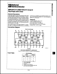 Click here to download MM74HC273J Datasheet