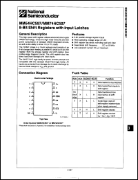 Click here to download MM74HC597J Datasheet