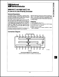 Click here to download MM74HCT149J Datasheet