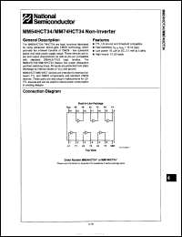 Click here to download MM54HCT34J/883C Datasheet