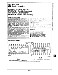 Click here to download MM54HCT373E-MIL Datasheet