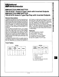 Click here to download MM74HCT533J Datasheet