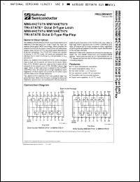 Click here to download MM54HCT573J Datasheet