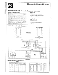 Click here to download MM5556N/B+ Datasheet