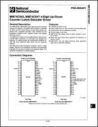 Click here to download MM74C947N/A+ Datasheet