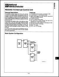 Click here to download NS32202D10 Datasheet
