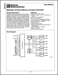 Click here to download NS32203N8 Datasheet
