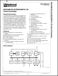 Click here to download NS32AM161V20 Datasheet