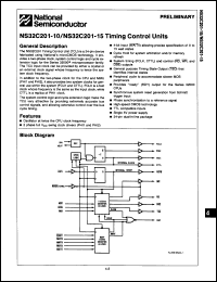 Click here to download NS32C201D15 Datasheet