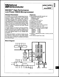 Click here to download NSC800N/A+ Datasheet