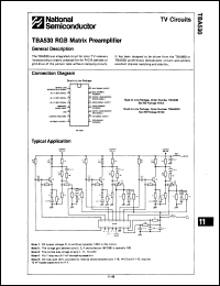 Click here to download TBA530Q Datasheet