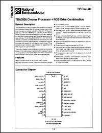 Click here to download TDA3500N Datasheet