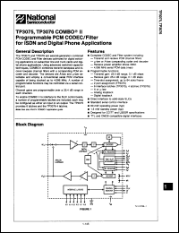 Click here to download TP3076AJ Datasheet