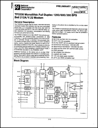 Click here to download TP3330N/B+ Datasheet