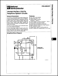 Click here to download TP5710N/A+ Datasheet