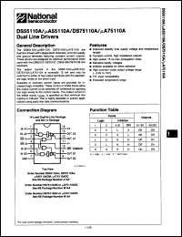 Click here to download UA75110ADC Datasheet