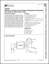 Click here to download LM3407MY Datasheet