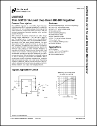 Click here to download LM2734ZSDX Datasheet