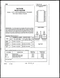 Click here to download 74LS156FC Datasheet