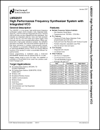 Click here to download LMX2531_07 Datasheet