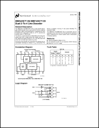 Click here to download MM54HCT139 Datasheet