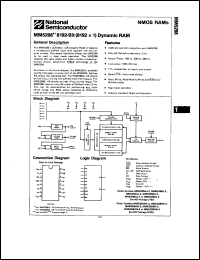 Click here to download MM5298BJ-4 Datasheet