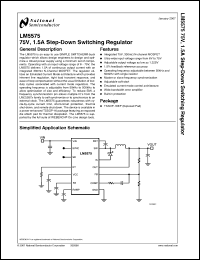 Click here to download LM5575MHX Datasheet