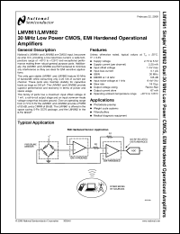 Click here to download LMV862 Datasheet