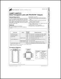 Click here to download 74ABT373CFCX Datasheet