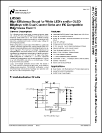 Click here to download LM3509SDX Datasheet