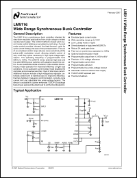 Click here to download LM5116MHX Datasheet