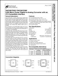 Click here to download DAC081C08XEB Datasheet