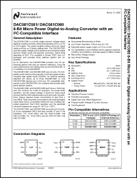 Click here to download DAC081C081CISD Datasheet