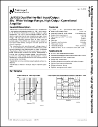 Click here to download LM7332MA Datasheet