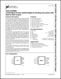 Click here to download DAC124S085CIMMX Datasheet