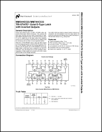 Click here to download MM54HC533J Datasheet