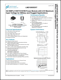 Click here to download LMZ10503EXTTZ Datasheet