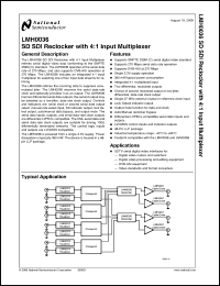Click here to download LMH0036SQ Datasheet