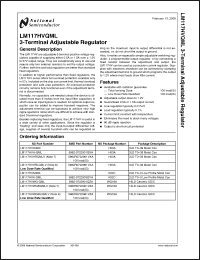 Click here to download LM117HVHRLQMLV Datasheet