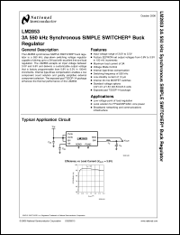 Click here to download LM2853MH-2.5 Datasheet