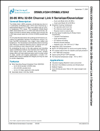 Click here to download DS92LV3242 Datasheet