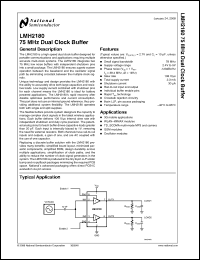 Click here to download LMH2180SD Datasheet