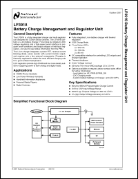 Click here to download LP3918TLX-A Datasheet