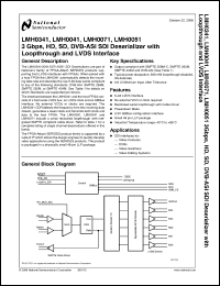 Click here to download LMH0041SQX Datasheet