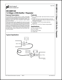 Click here to download DS10BR150TSD Datasheet